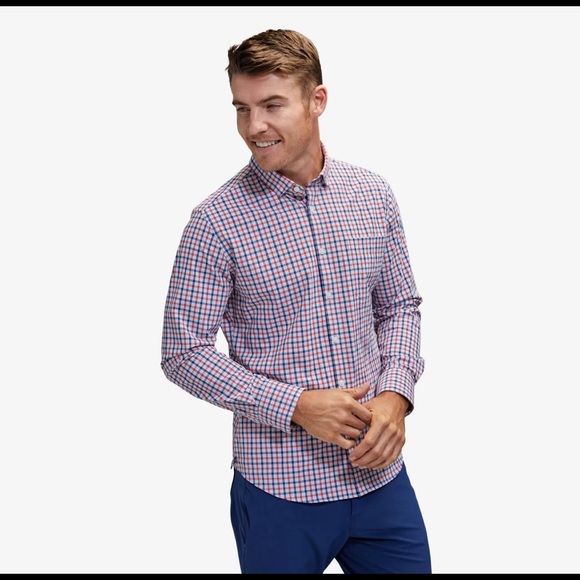 Mizzen and Main Leeward No Tuck Dress Shirt Size Small NWT - Picture 4 of 7